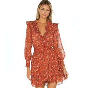 Misa Los Angeles Veruka Floral Mini Dress S Boho